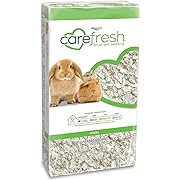 carefresh 99% Dust-Free White Natural Paper Small Pet Bedding with Odor Control, 10L, White, Opens in a new tab