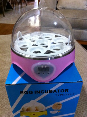 Mini Digital Hatching 7 Eggs Incubator Chicken Duck Incubator Egg Hatcher 