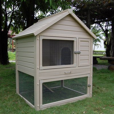 New Age Pet Eco Concepts Huntington Rabbit Hutch with Pen 38.6